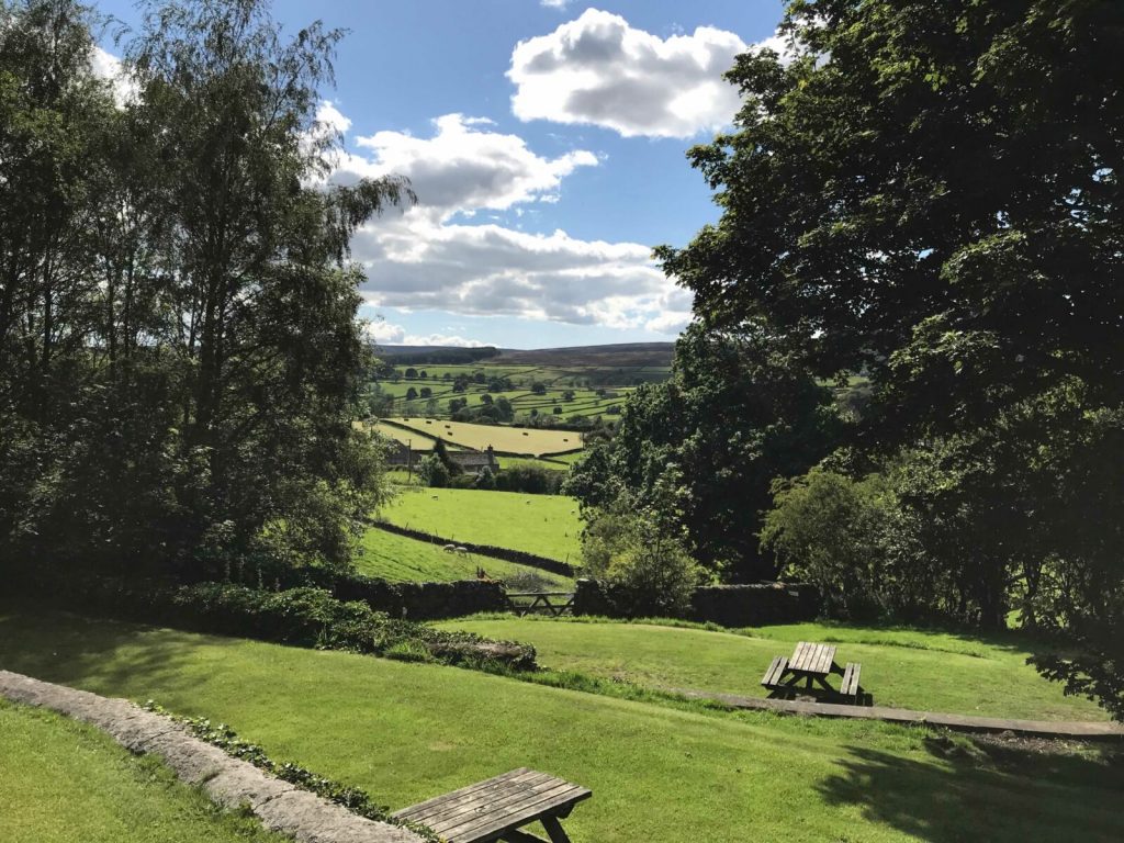 The view from Howgill Lodge