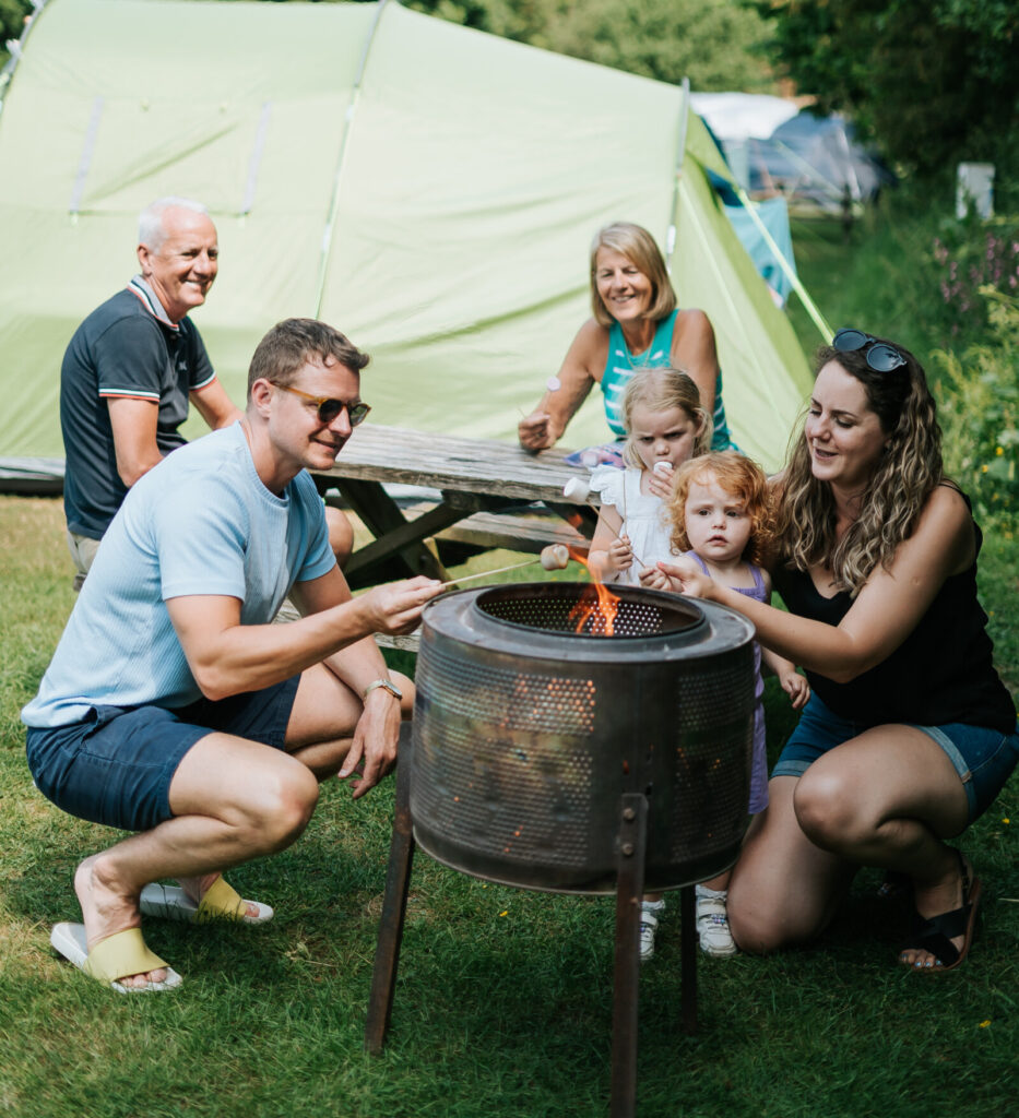 Electric & NonElectric Camping Tent pitches in the Yorkshire Dales at