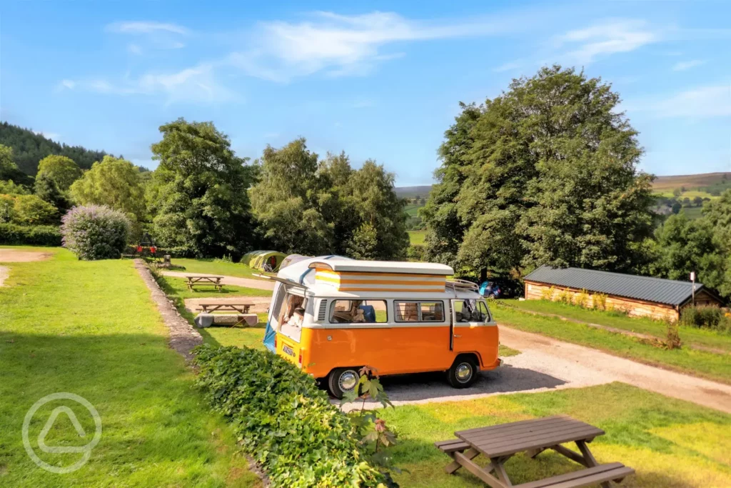 Campervan at Howgill Lodge